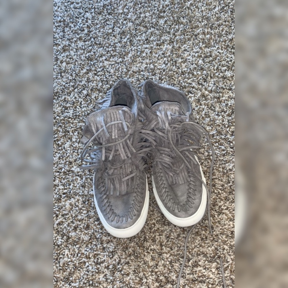Fringe Moccasin Sneakers